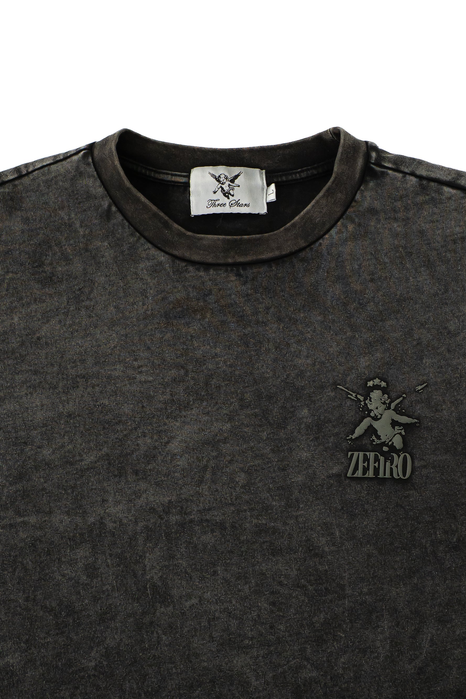 Three Stars Grey Longsleeve