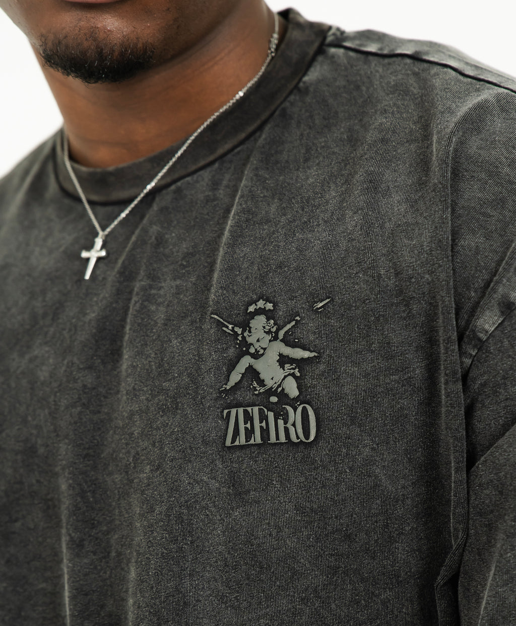 Three Stars Grey Longsleeve