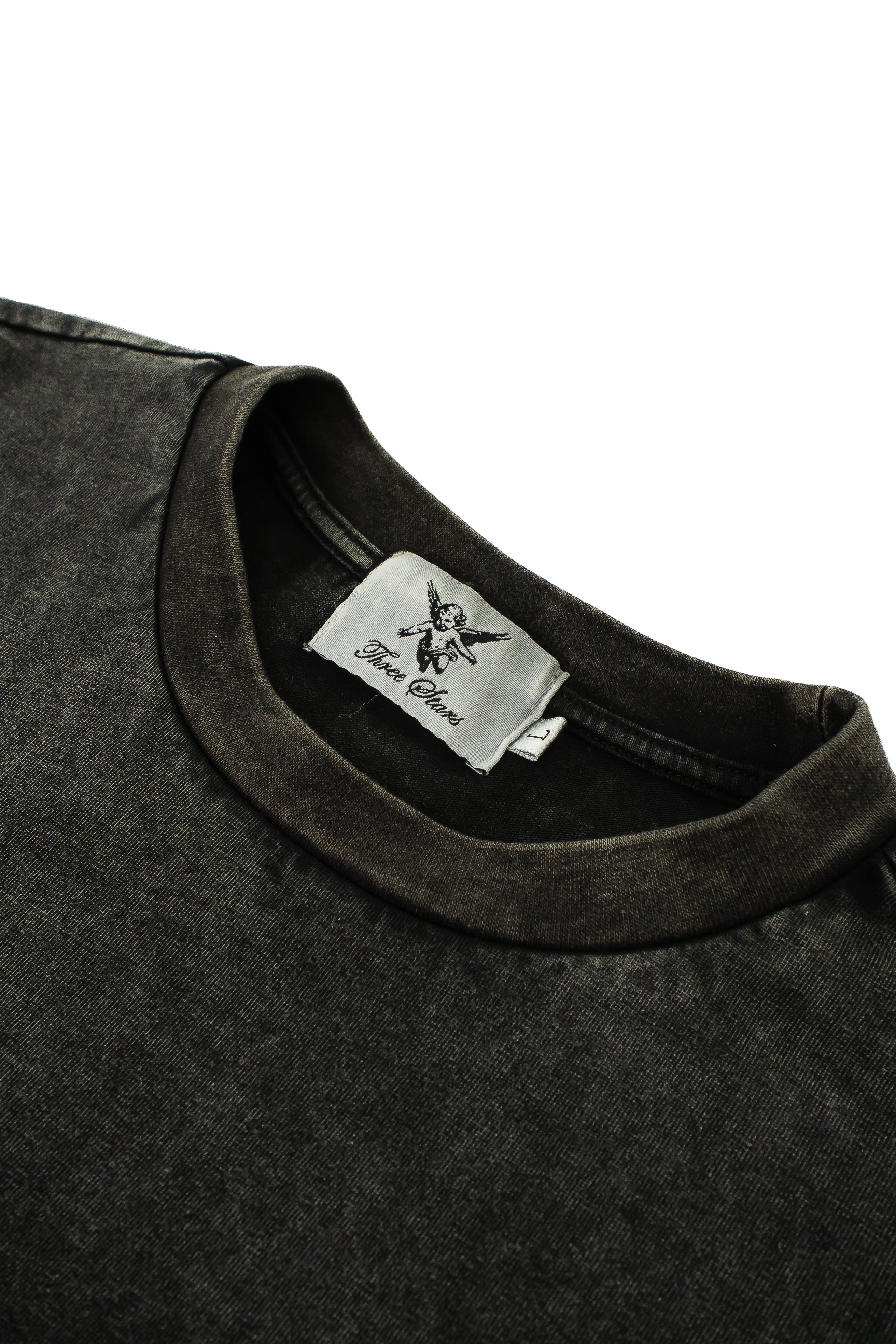 Three Stars Grey Longsleeve