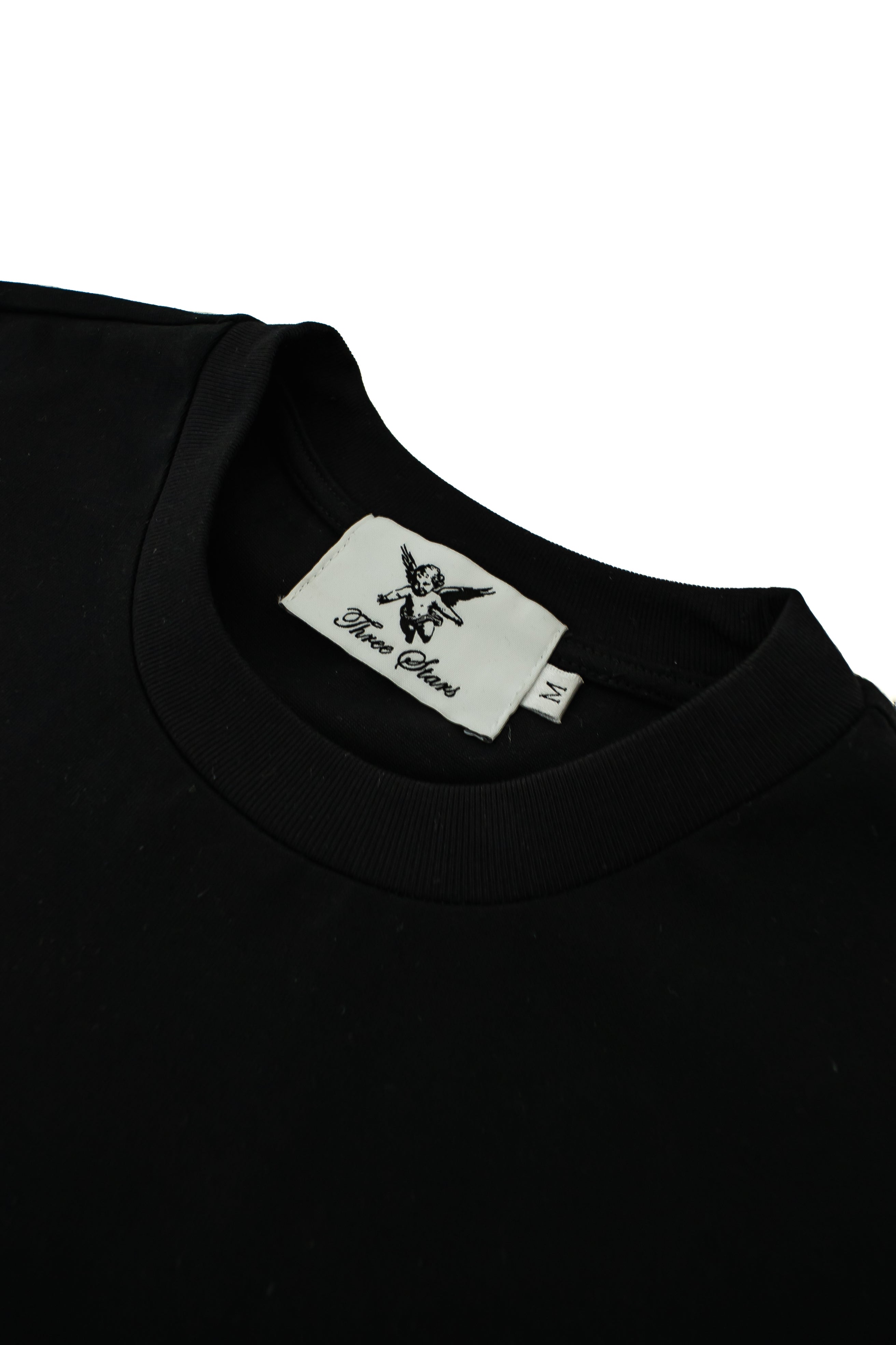 Three Stars Black longsleeve              Dark Stars