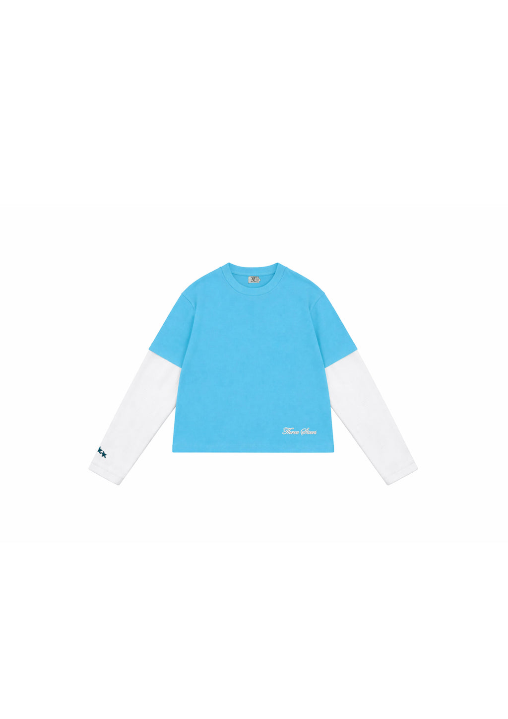 Three Stars Blue Longsleeve