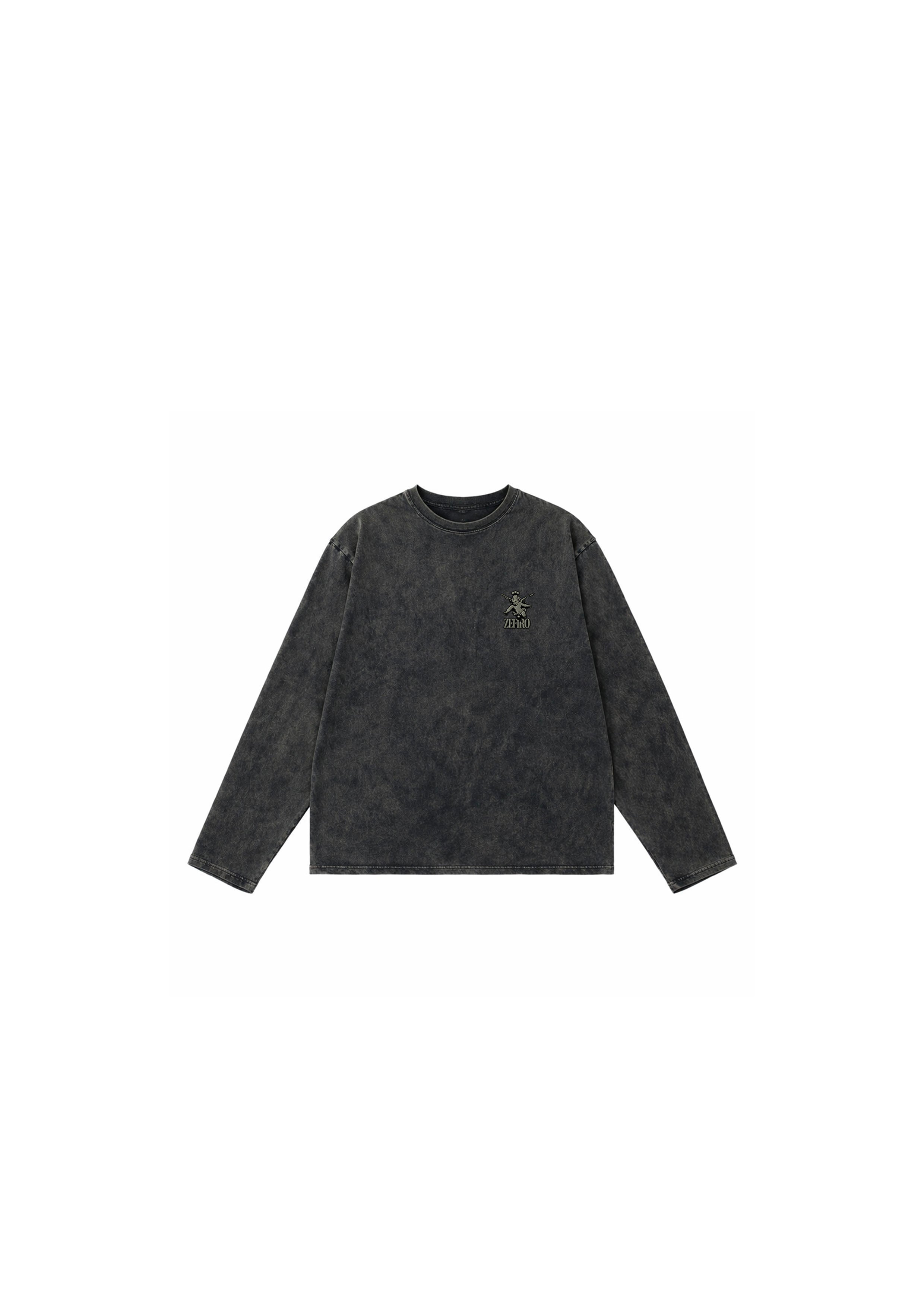 Three Stars Grey Longsleeve